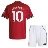 Jalkapallo Pelipaidat/Peliasut Manchester United Rashford 10 Lasten Kotipelipaita 2025-26